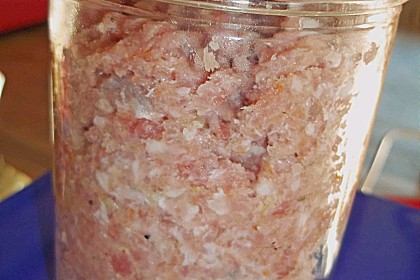 SPECKLADEN Verhackertes groß (Becher)